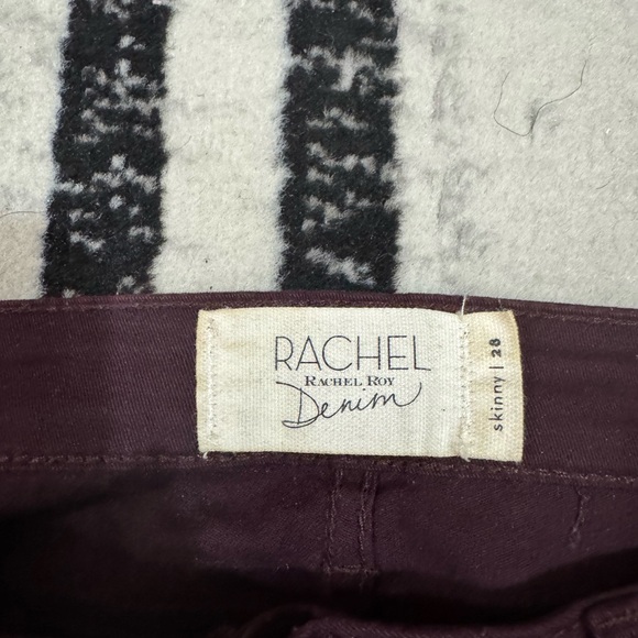 Rachel Roy Dark Purple Skinny Jeans - Picture 3 of 5